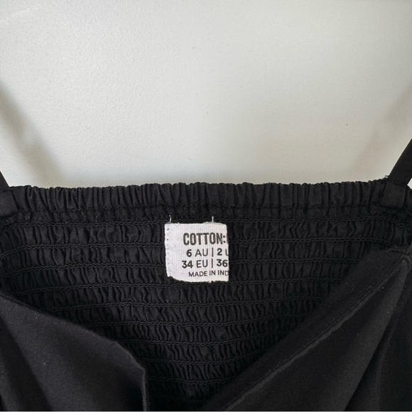 Cotton ON Black Bubble Hem Mini Dress Size 2 - Picture 8 of 10